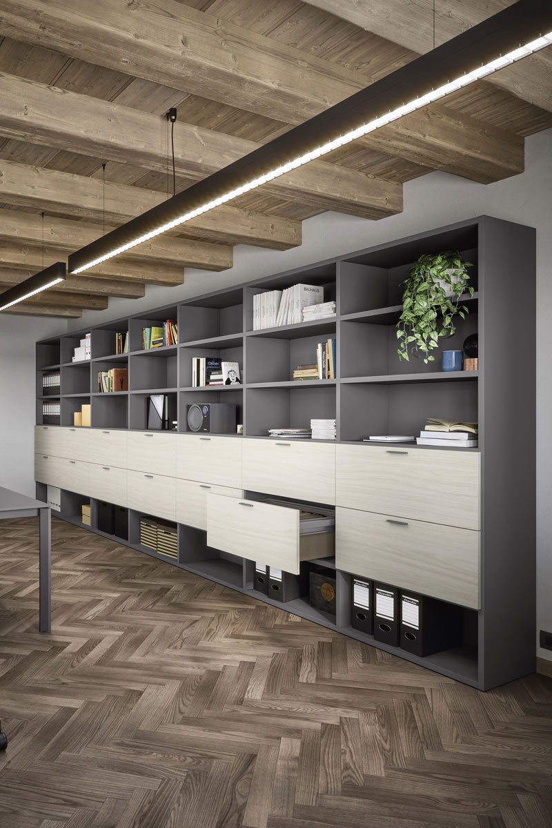 Sistema da ufficio componibile&nbsp;Easy Lops&nbsp;Space Office progetto 8 5