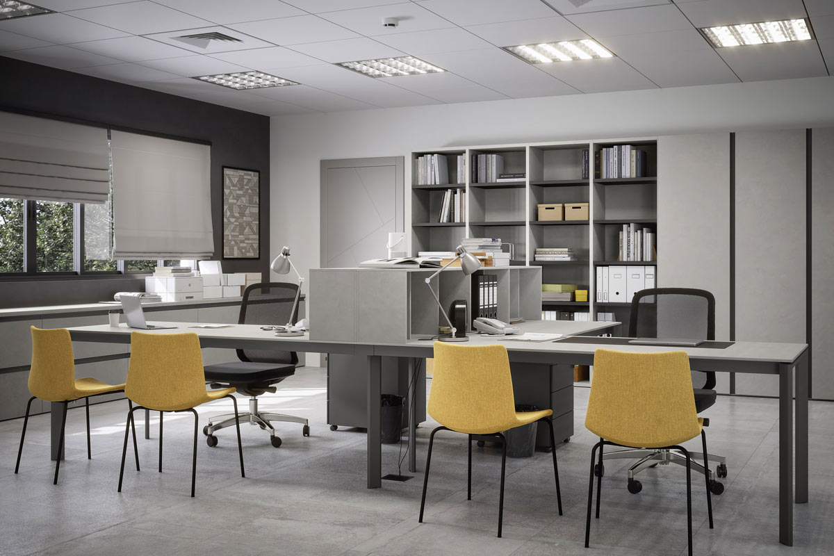 Sistema da ufficio componibile&nbsp;Easy Lops&nbsp;Space Office progetto 10 1