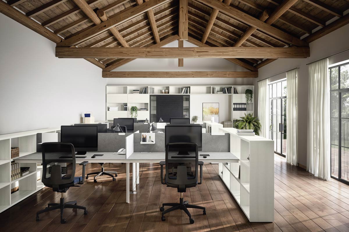 Sistema da ufficio componibile&nbsp;Easy Lops&nbsp;Space Office progetto 14 1