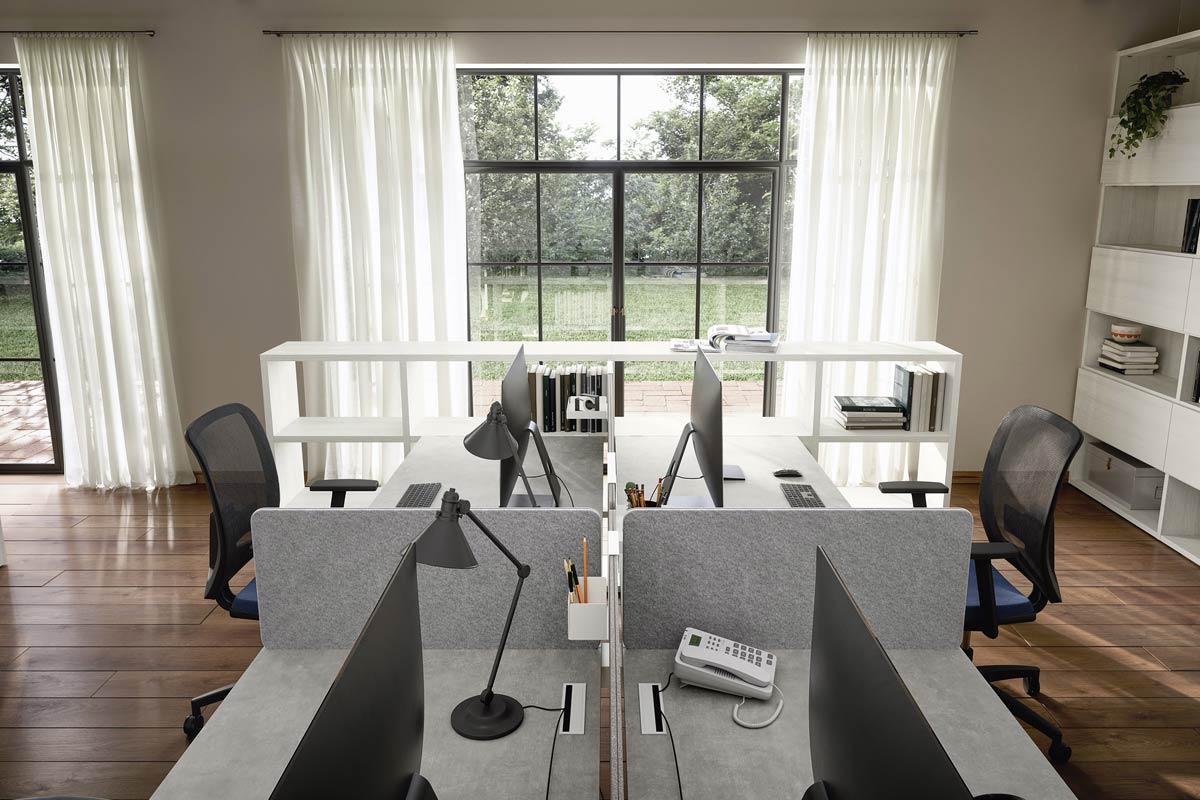 Sistema da ufficio componibile&nbsp;Easy Lops&nbsp;Space Office progetto 14 3