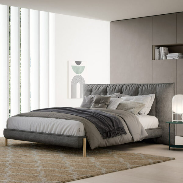 letto matrimoniale moderno imbottito imbottito Tuftè Milano Monza Brianza