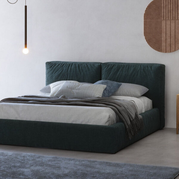 letto matrimoniale imbottito moderno Novamobili Brick Milano Monza Brianza