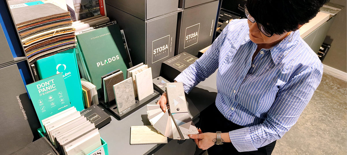 materioteca e colori cucine stosa con progettista