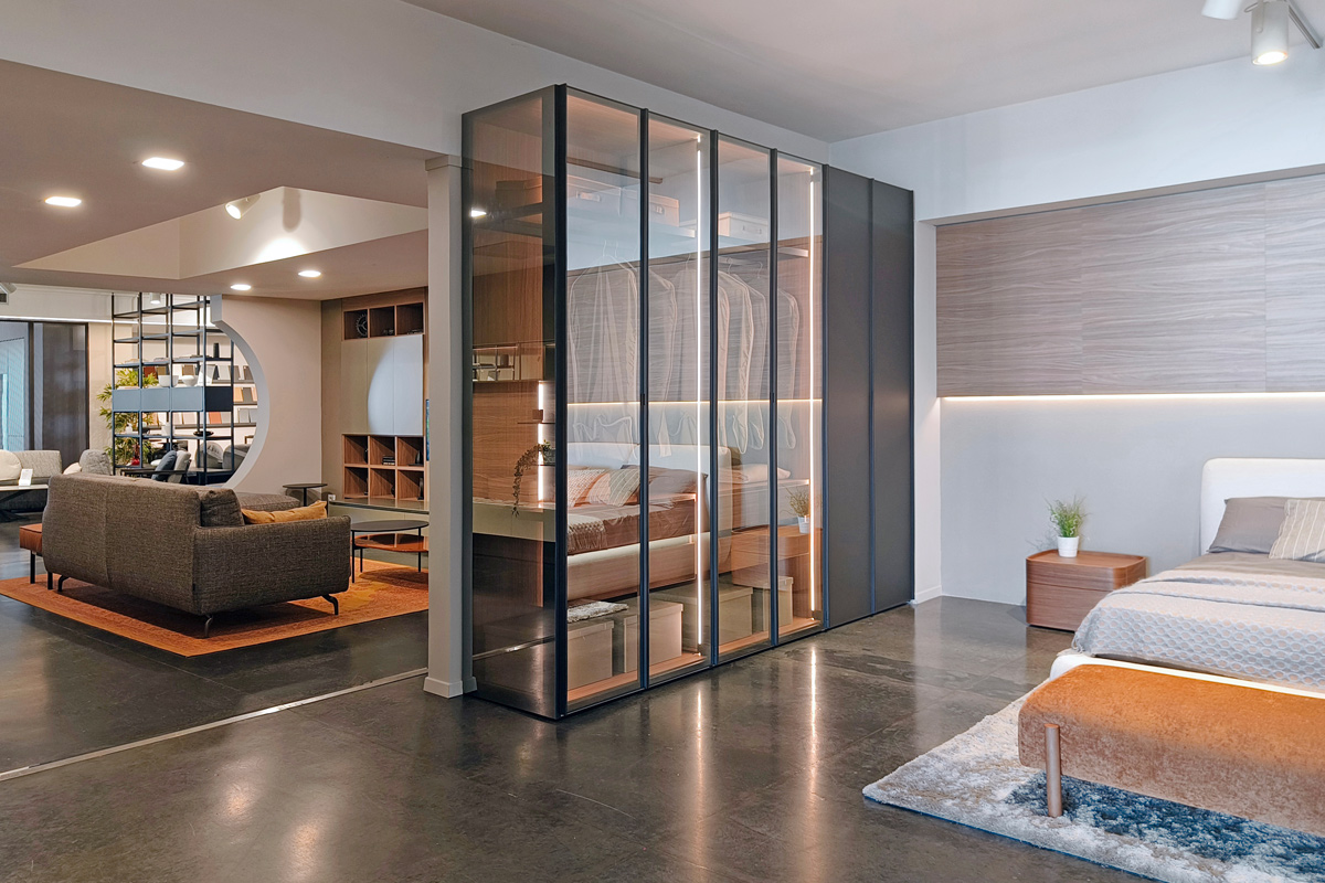Armadio moderno Novamobili Layer Lops Milano Monza Brianza Lissone