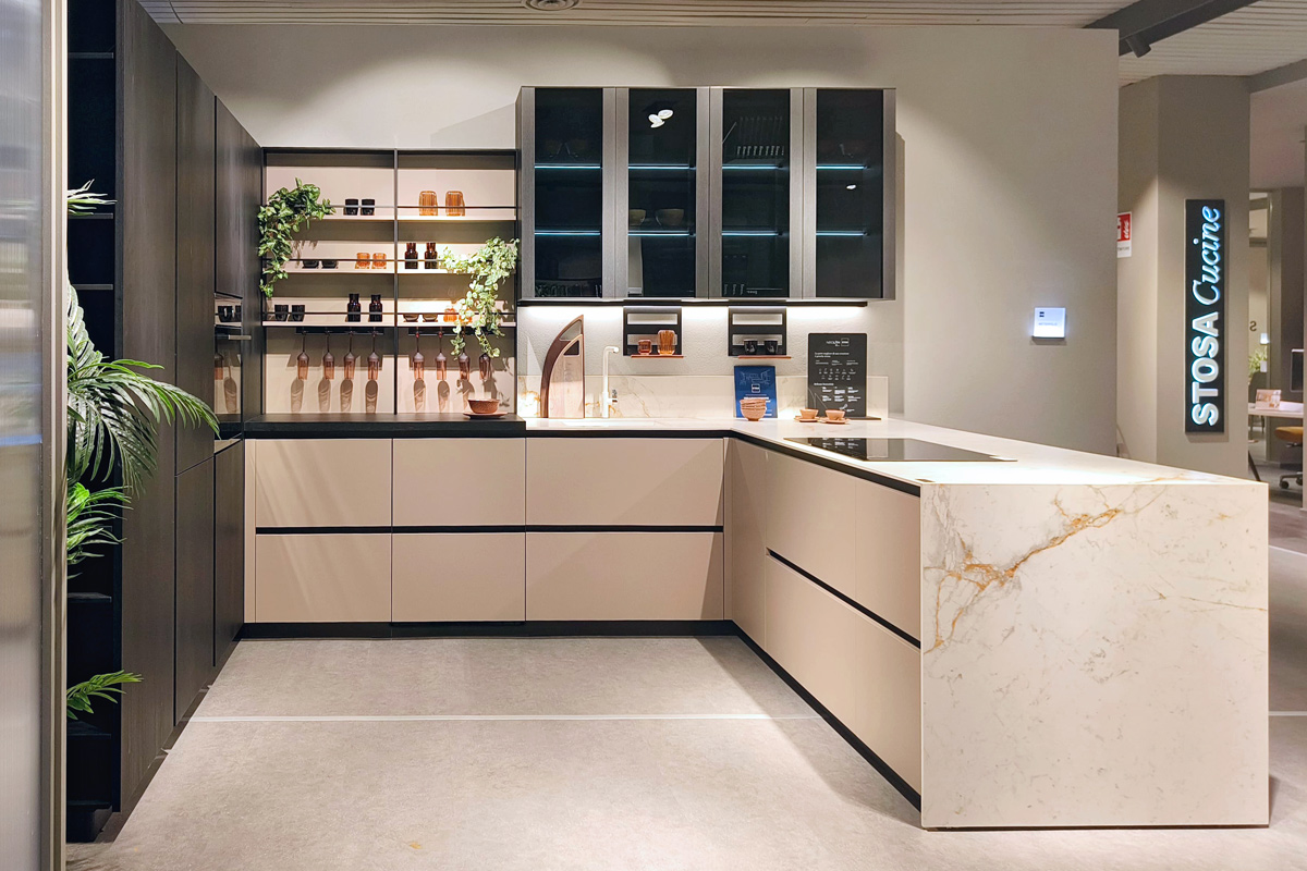 cucina moderna Stosa Metropolis negozio Lops Monza Brianza Lissone Cinisello