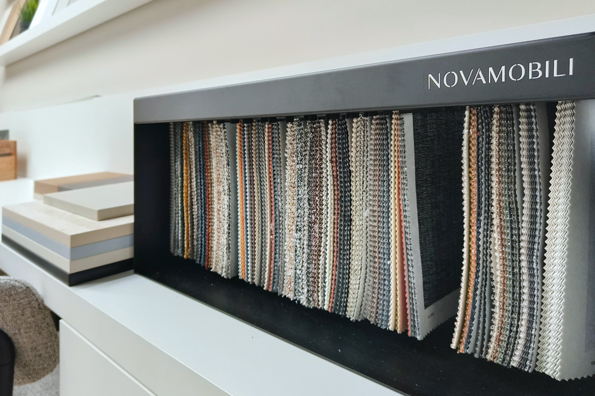 Materioreca Campioni Novamobili showroom Lops Milano Monza Brianza Lissone dettaglio